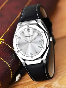 Franktime Men Dial Leather Bracelet Style Straps Analogue Watch FT-0006