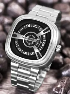 Franktime Men Stainless Steel Bracelet Style Straps Analogue Watch FT-0022 SL