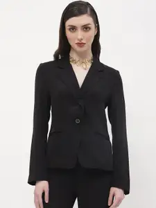 Madame Cotton Single Breasted Casual Blazers
