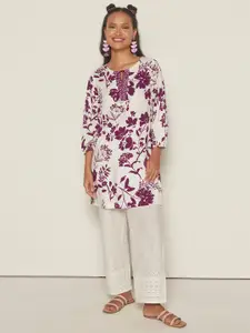 Global Desi Floral Printed Kurti