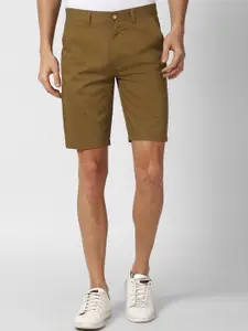 PETER ENGLAND UNIVERSITY Men Mid-Rise Casual Pure Cotton Shorts