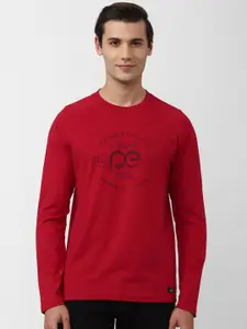 Peter England Casuals Printed Cotton Sweatshirt