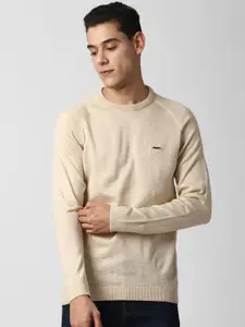 PETER ENGLAND UNIVERSITY Ribbed Acrylic Pullover Sweater