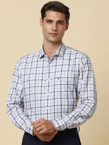 Allen Solly Slim Fit Opaque Checked Cotton Formal Shirt