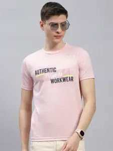 Monte Carlo Typography Printed Round Neck Cotton Regular Fit T-shirt