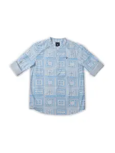 Allen Solly Junior Boys Opaque Printed Casual Shirt