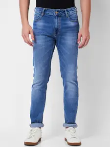 SPYKAR Men Comfort Fit Relaxed Fit Heavy Fade Stretchable Jeans