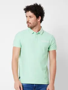 SPYKAR Polo Collar Half Sleeves Slim Fit Cotton Casual T-shirt