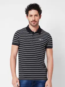 SPYKAR Typography Printed Round Neck Slim Fit Cotton Casual T-shirt