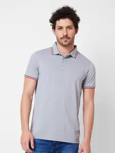 SPYKAR Polo Collar Cotton Slim Fit T-shirt
