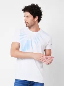 SPYKAR Round Neck Printed Slim Fit T-shirt