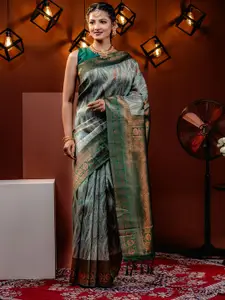 MIMOSA Woven Design Zari Art Silk Kanjeevaram Saree