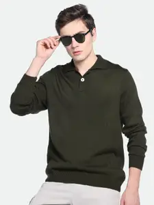 Dennis Lingo Full Sleeves Acrylic Pullover Sweater