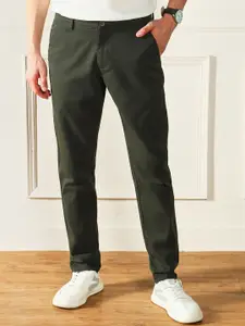 Dennis Lingo Men Cotton Slim Fit Trousers