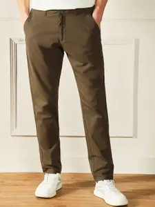 Dennis Lingo Men Slim Fit Cotton Casual Trouser