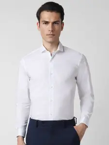 Peter England Super Spread Collar Long Sleeves Slim Fit Formal Shirt