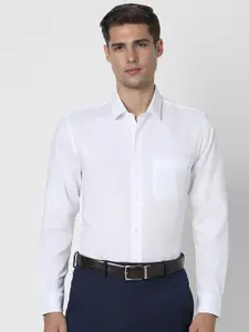 Peter England Spread Collar Long Sleeves Slim Fit Formal Shirt