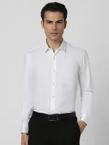 Peter England Slim Fit Opaque Cotton Formal Shirt
