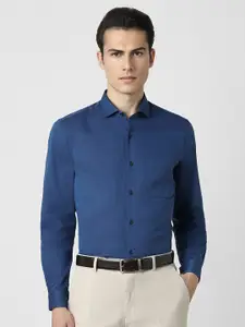 Peter England Slim Fit Opaque Cotton Formal Shirt