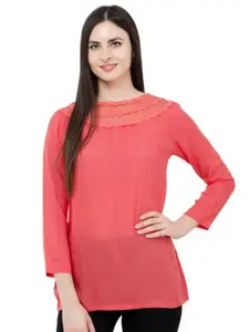 Karmic Vision Round Neck Knitted Top