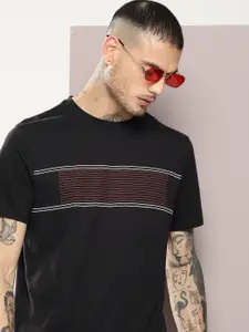 Kook N Keech Men Striped Pure Cotton T-shirt