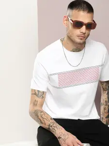 Kook N Keech Men Striped Pure Cotton T-shirt