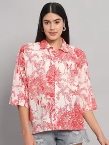 HANDICRAFT PALACE Comfort Floral Printed Opaque Pure Cotton Casual Shirt