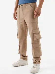 The Souled Store Men Mid Ris Cargo Jeans