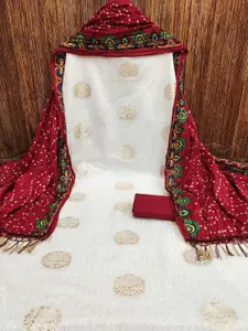 Panzora Woven Design Unstitched Dress Material