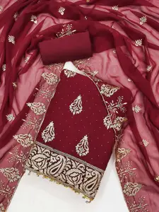 Panzora Embroidered Unstitched Dress Material