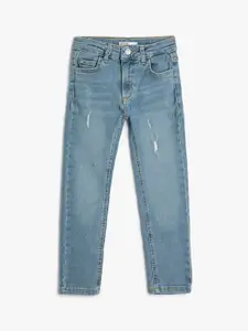 Koton Boys Slim Fit Low Distress Light Fade Jeans