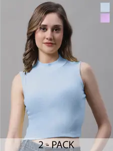 FBAR Cotton Crop Fitted Tops