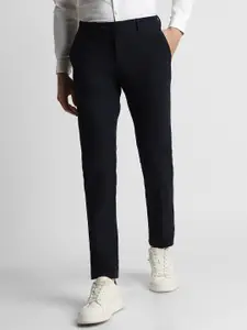 Peter England Men Slim Fit Trousers