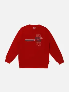 Bodycare Kids Boys Printed Round Neck Long Sleeves Sweatshirt