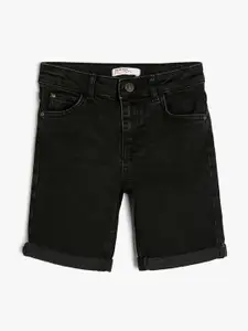 Koton Boys Mid Rise Denim Shorts