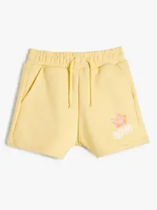 Koton Girls Flora Printed Regular Fit Shorts