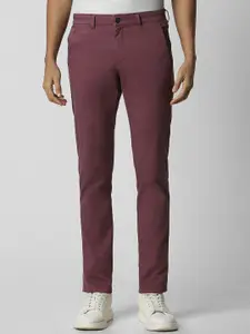 Van Heusen Sport Men Mid-Rise Pocket Detailing Cotton Slim Fit Trouser