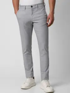 Van Heusen Sport Men Textured Slim Fit Trousers