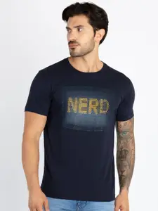 Status Quo round Neck Short Sleeves Typography Printed Cotton T-shirt