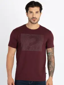 Status Quo Typography Printed Round Neck Casual T-shirt