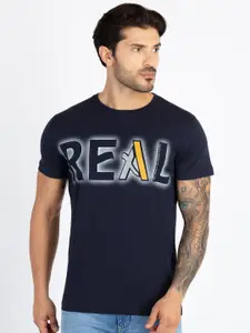 Status Quo Typography Printed Round Neck Casual T-shirt