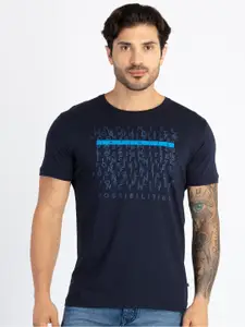 Status Quo Graphic Printed Round Neck Pure Cotton T-shirt