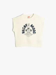 Koton Boys Printed Round Neck Pullover