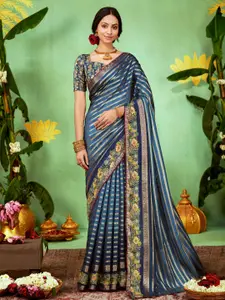 Saree mall Ethnic Motifs Woven Design Zari Pure Silk Sarees