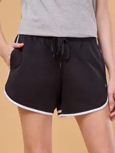Enamor Women Mid-Rise Comfortable Cotton Lounge Shorts