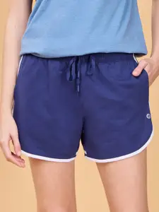 Enamor Women Mid-Rise Comfortable Cotton Lounge Shorts