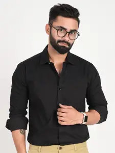 FUBAR Slim Fit Spread Collar Formal Shirt
