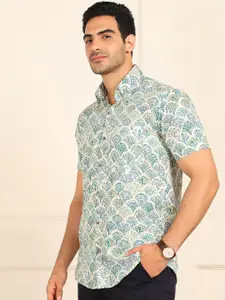 FUBAR Slim Fit Ethnic Motifs Printed Casual Shirt