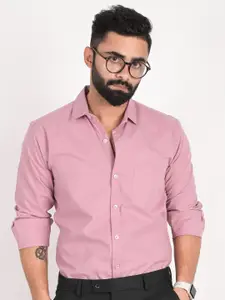FUBAR  Slim Fit Spread Collar Long Sleeves Casual Shirt
