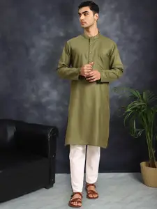 Anouk Men Regular Pure Cotton Kurta with Pyjamas
